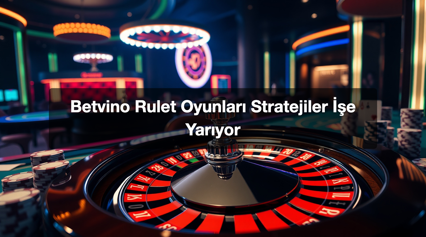 Betvino Rulet Oyunları Stratejiler İşe Yarıyor